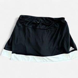 Adidas Black and White Tennis Skirt-M